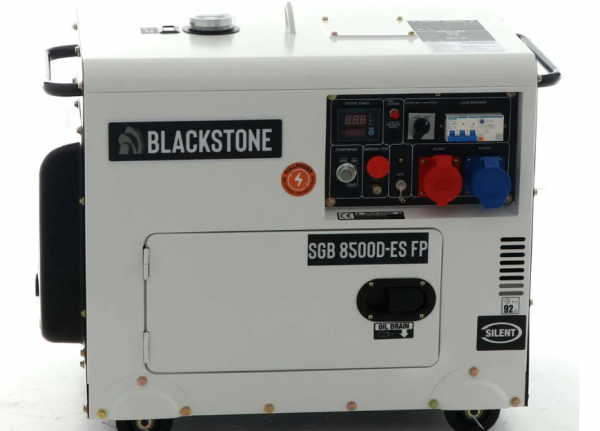 Diesel Stromerzeuger Blackstone SGB 8500 D-ES FULLPOWER 230V/400V -Nennleistung 7.9 KvA