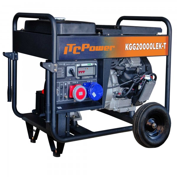 Kompak Stromaggregat 20 Kva GG20000LEK-T 230V + 400V Benzin