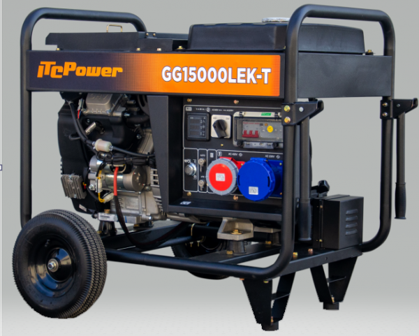 ITC POWER Baustellen Stromaggregat 15 kVA GG15000LEK-T 400 V PROFI-QUALITÄT