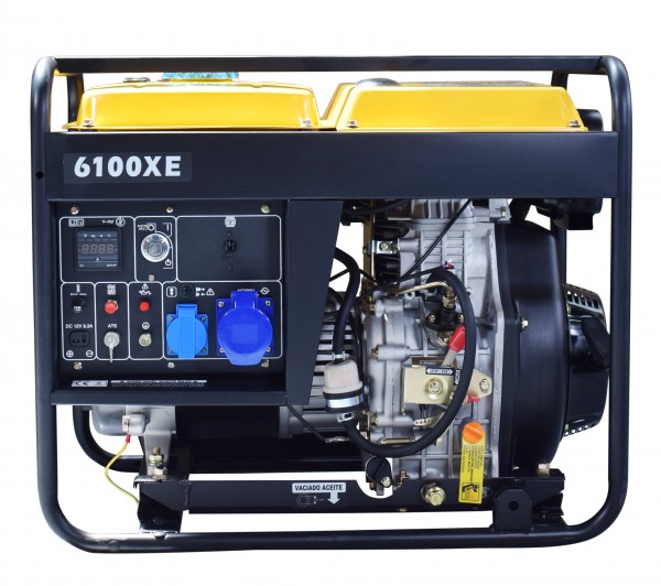 KOMPAK Silent Diesel 5500W DK6100XE Stromaggregat Leise Profi