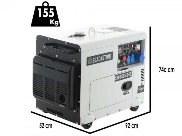 Diesel Stromerzeuger 230V einphasig SGB 8500 D-ES ¬Nennleistung 6.0 kW