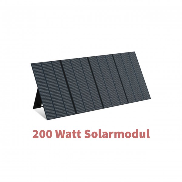 LK-Power 200W Solar Panel, Photovoltaik Faltbares Solarmodul für MARS I Serie tragbarer