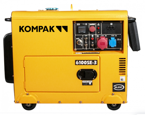 KOMPAK Diesel 6.9 kVA DK6100SE-3 400V Stromaggregat Profi